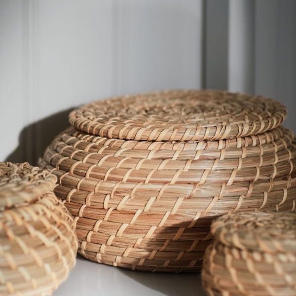 سبد حصیری 3 عددی ایکیا مدل FRYKEN