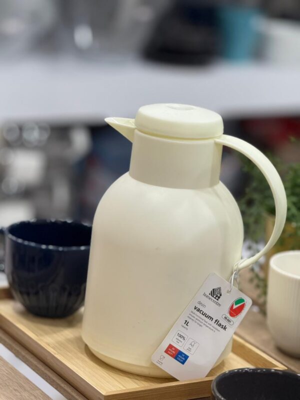 فلاسک چای ۱ لیتری برند هوم سنتر رنگ سفید