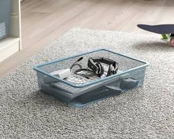 جعبه ارگانایزر مشبک آبی IKEA TROFAST
