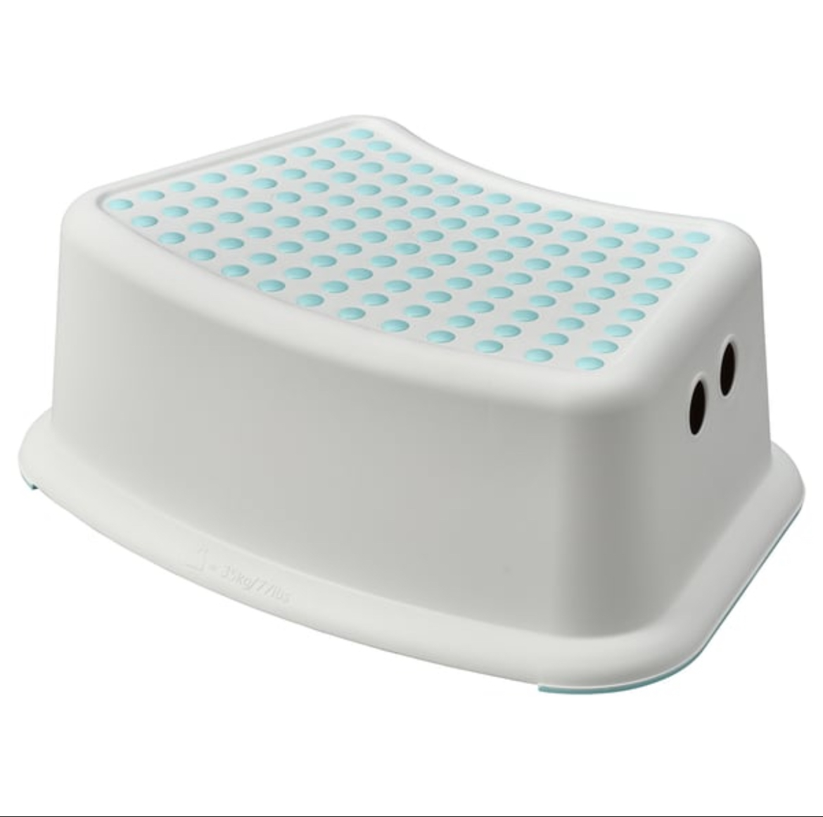 چهارپایه کودک «فورسیکتیگ» سفید / فیروزه‌ای