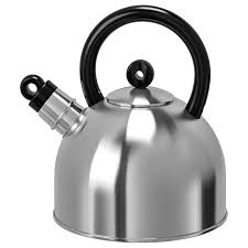 VATTENTÄT Kettle، کتری رنگ استیل/مشکی