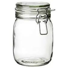 بانکه شیشه‌ای درب‌دار مدل کورکن (KORKEN)